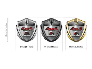 Badge Auto Metalliche Disegno Lega Inox